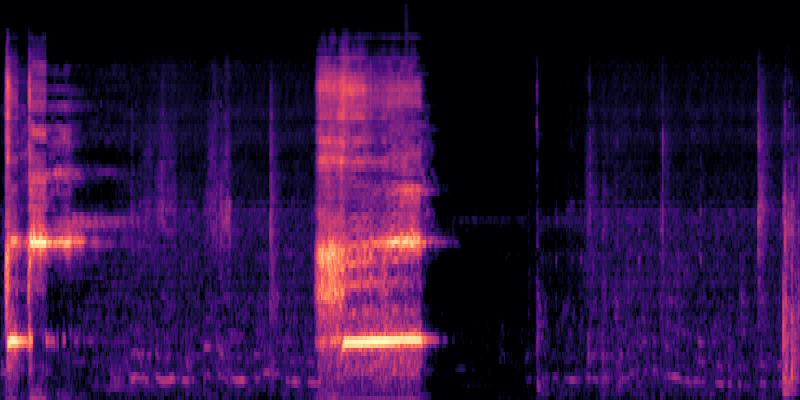 Nvidia Codec spectrogram visualization