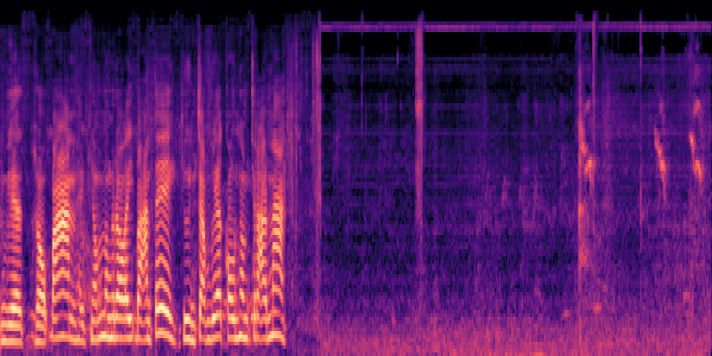 Nvidia Codec spectrogram visualization